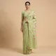 Pista Green__Banaras Silk Fabric 