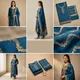 Royal Blue__Banaras Silk Fabric 