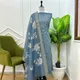 Sky Blue__Banaras Silk Fabric 