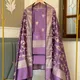 Lavender__Banaras Silk Fabric 