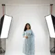 Sky blue__Banaras Silk Fabric 