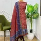 Red__Banaras Silk Fabric 