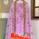 Pink__Banaras Silk Fabric 