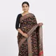 Black __Banaras Silk Fabric 