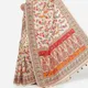 White __Banaras Silk Fabric 