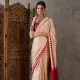 Cream And Red__Store of Saree