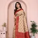 Cream And Maroon__DRASHTI FASHION