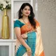 Teal__Shagun sari