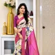 Cream__Shagun sari
