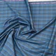 Dark Blue Jacquard Checks__Vasutra
