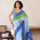 Aqua Blue__Kumkum Saree