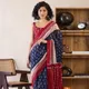 Blue And Maroon__Kumkum Saree
