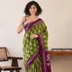 Mahendi And Purple__Kumkum Saree