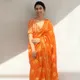 Orange__Kumkum Saree