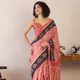 Peach__Kumkum Saree