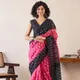 Pink And Black__Kumkum Saree