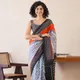 Black And White__Kumkum Saree