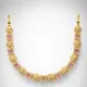 Gold Heritage Finish With Rose Pink Stones__shraddha jewellery