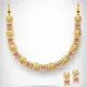 Gold Heritage Finish With Rose Pink Stones__shraddha jewellery