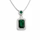 Silver And Green__shraddha jewellery