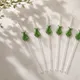 Transparent & Green shape fish__2ndliferecyclables