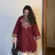 Red__Kurti Style