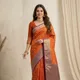 RUST ORANGE AND BROWN(DARK MEJENTA)__Siri Kamalini