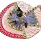 Peach & Purple Mirror-Work Laddu Gopal Poshak,__AARADHYA SHRINGAR