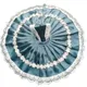 Teal Blue Satin Poshak__AARADHYA SHRINGAR