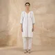 White__VASTRA ANTRIKSH HATHKARGA