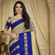 Gold And Blue__Zarubya Saree