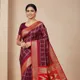 maroon and red__Radha Textiles