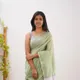 Pista And Purple__Royal Saree