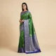 Parrot And Blue__Royal Saree