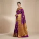 Purple And Mustard__Royal Saree