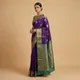 Purple And Rama__Royal Saree