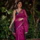Wine And Black__Royal Saree