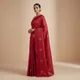 Red And Sky__Royal Saree