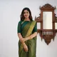 Dark Green__Royal Saree