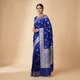Blue And Silver__Royal Saree