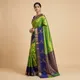 Parrot And Wine__Royal Saree