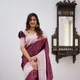 Wine And Off White__Royal Saree