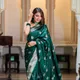 Teal Green__Royal Saree
