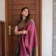 Wine And Bottle Green__Royal Saree