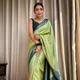 Pista And Bottle Green__Royal Saree