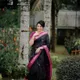 Black And Pyaji__Royal Saree