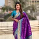 Purple And Rama__Royal Saree