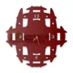 Wine Red__GoodLuck Clocks