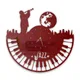 Wine Red__GoodLuck Clocks