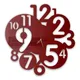 Wine Red__GoodLuck Clocks